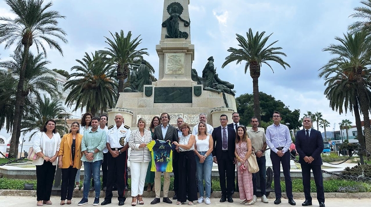 Un momento de la presentación de la nueva edición de la 10K Puerto de Cartagena.