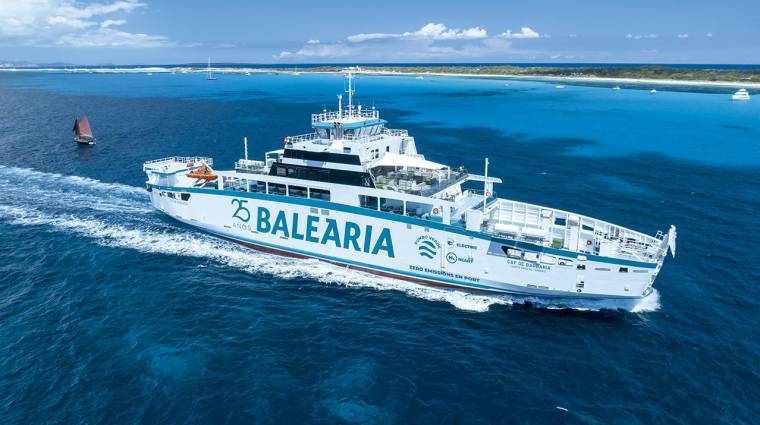 El “Cap de Barbaria” sustituyó al “Posidonia” en el trayecto entre Ibiza y Formentera.