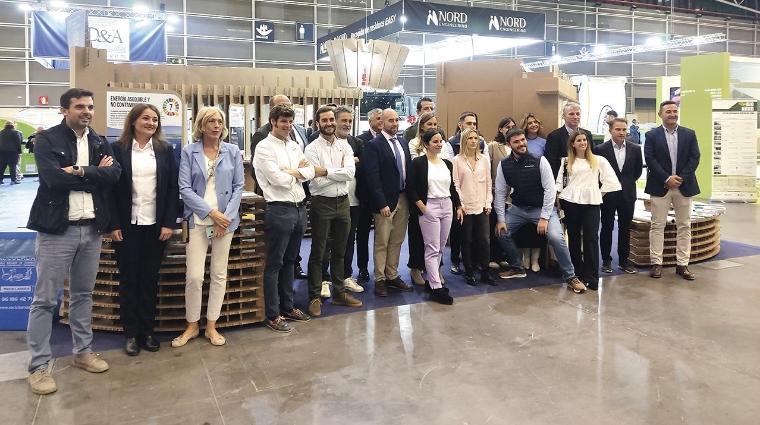 El stand de Valenciaport se ha diseñado con paneles donde se desgranan las diferentes acciones que se están implementando.