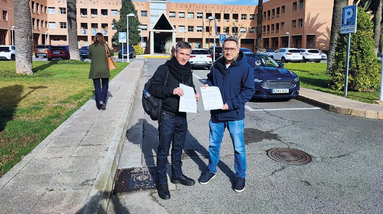 Francisco Martínez Guillén y Jorge García Faerna, del Sector del Mar de CCOO.