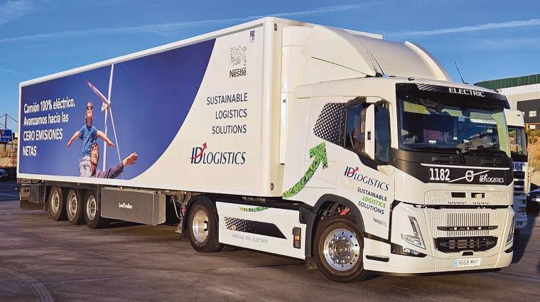 Nestlé se sube al camión eléctrico de la mano de ID Logistics