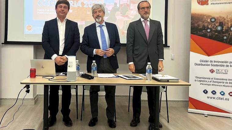 Ramón Garcia, Director General y Vicepresidente de CITET; Fernando Rodríguez Sousa, Presidente de CITET; Francisco Aranda, Vicepresidente de CITET.