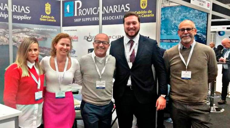 La delegación de Provicanarias en IMPA 2022.
