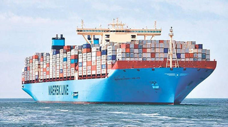 Los ingresos del transporte mar&iacute;timo de Maersk aumentaron un 25% a 1.100 millones de d&oacute;lares en el segundo trimestre del 2019.