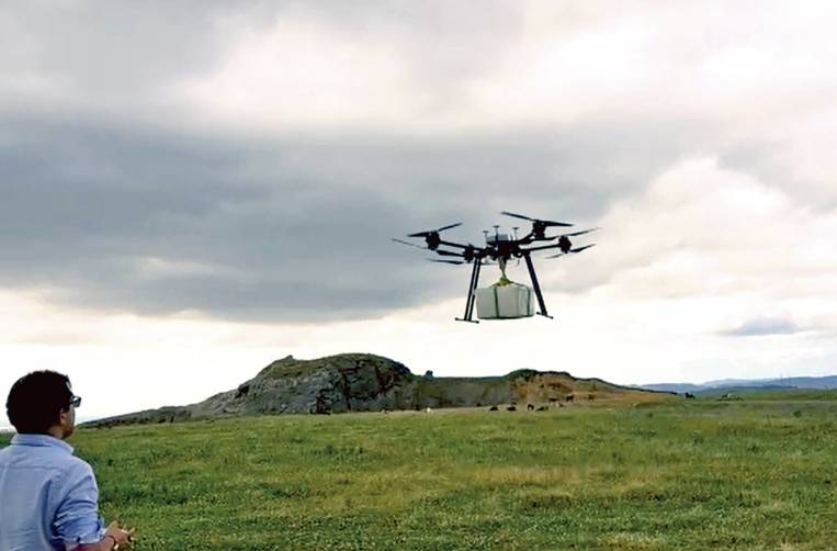 La firma bilba&iacute;na Dronak desarrolla un dron capaz de transportar hasta 40 kilos de carga
