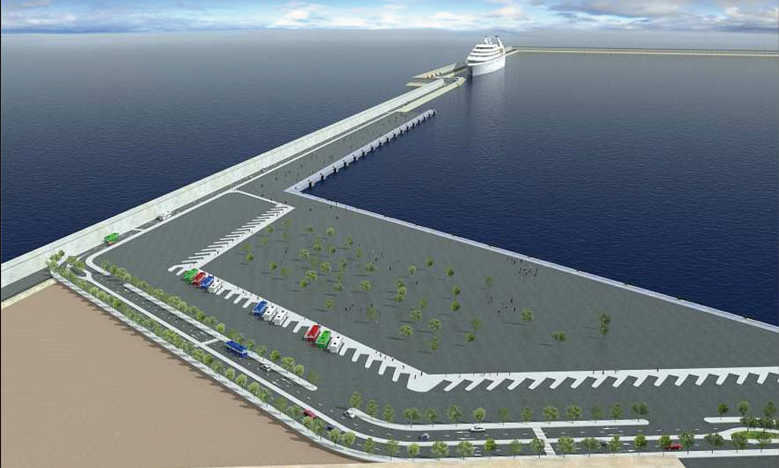 Los nuevos atraques para cruceros de la ampliaci&oacute;n norte de Valencia, listos en junio