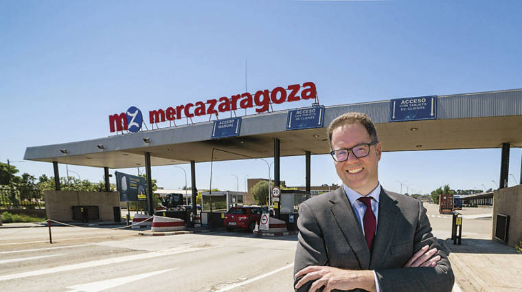 Sergio Alarc&oacute;n, director general de MercaZaragoza.