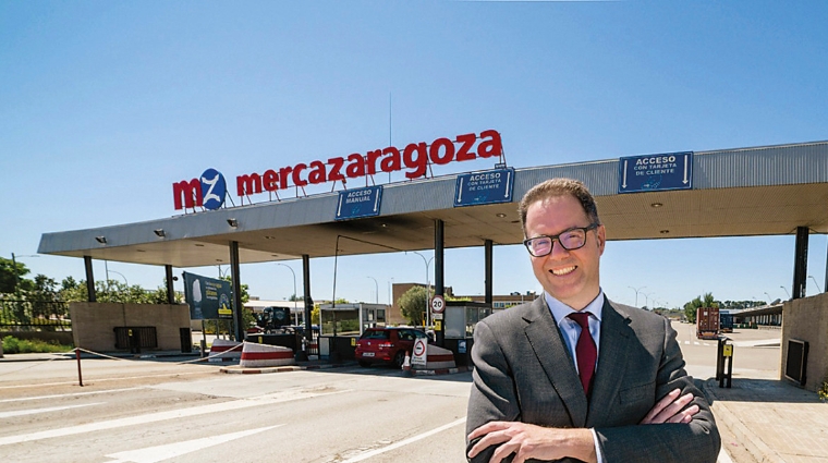 Sergio Alarc&oacute;n, director general de MercaZaragoza.