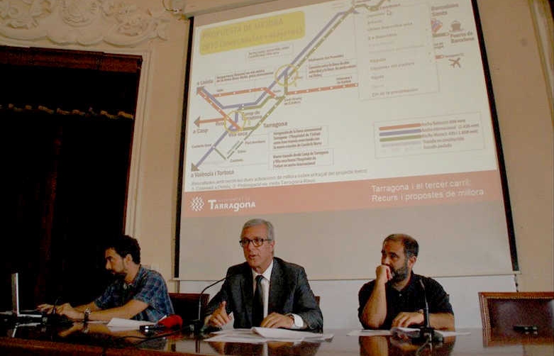 El Ayuntamiento de Tarragona presenta un recurso contra el proyecto de licitaci&oacute;n del tercer carril