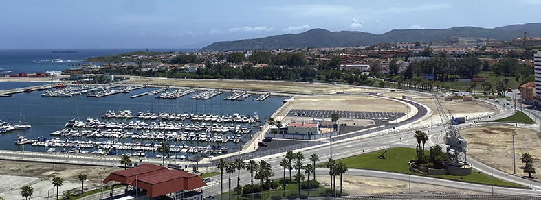 La Autoridad Portuaria de Algeciras abre el nuevo acceso a la d&aacute;rsena del Saladillo.