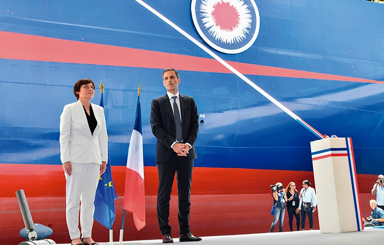 CMA CGM bautiza en Martinica el &ldquo;Fort de France&rdquo;, el primero de cuatro nuevos buques para las Antillas