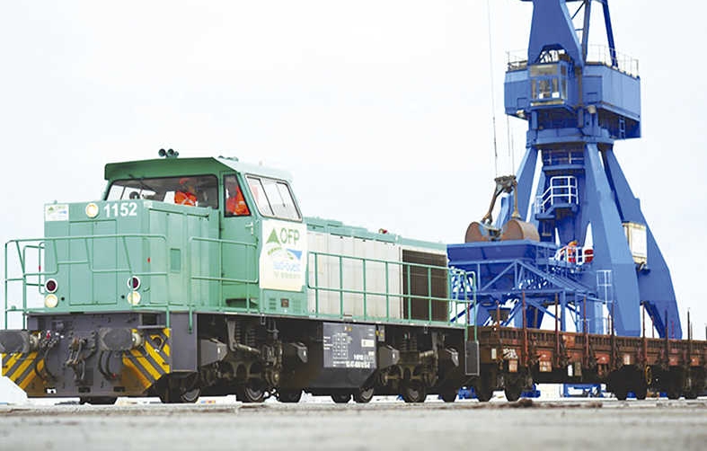 LDL inicia su actividad en el Puerto de Baiona con el env&iacute;o de 500 toneladas de acero por tren