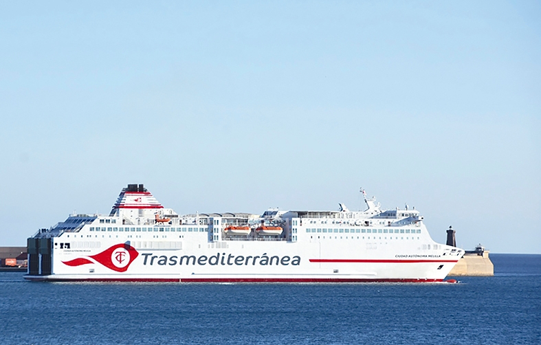 Trasmediterr&aacute;nea refuerza en Semana Santa la conexi&oacute;n Melilla-M&aacute;laga-Melilla