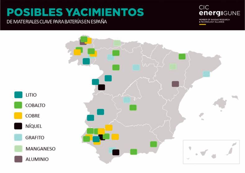 España, potencial extractor de litio