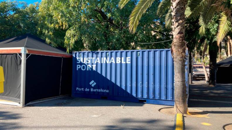 El Contenedor Solidario del Port de Barcelona recoge 6.550 kilos de alimentos