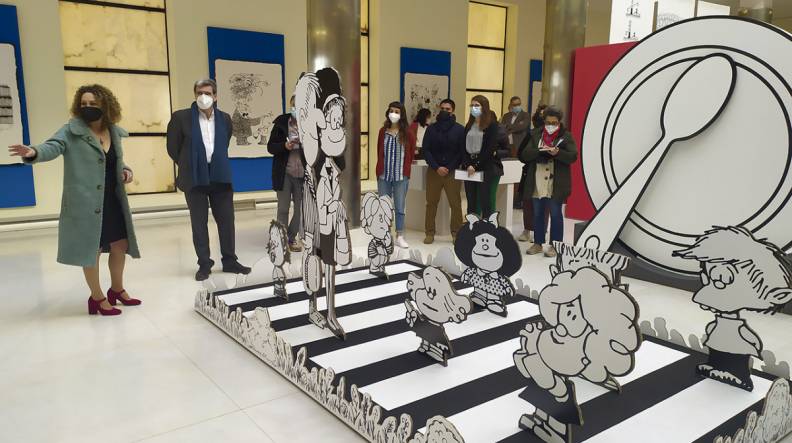 Valenciaport afianza su apuesta cultural con la ciudadan&iacute;a con un homenaje a Quino