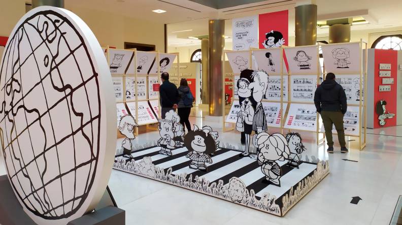 Más de 16.000 personas visitan la exposición de Mafalda en Alcalá de Henares