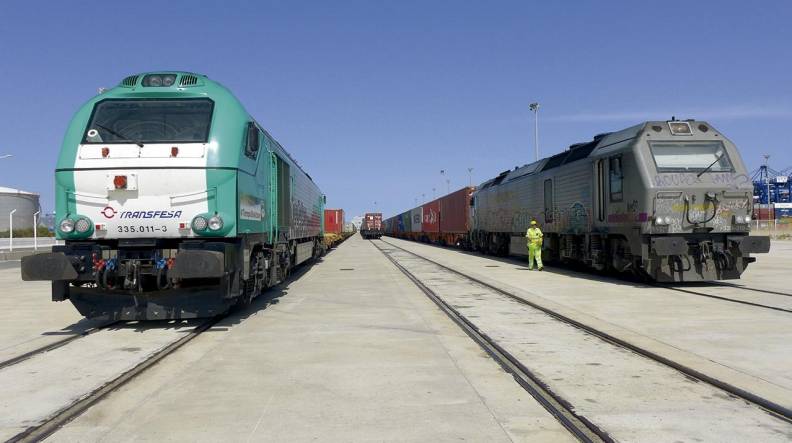 El Puerto de Algeciras eleva su tráfico ferroviario hasta los 22.317 TEUs desde enero