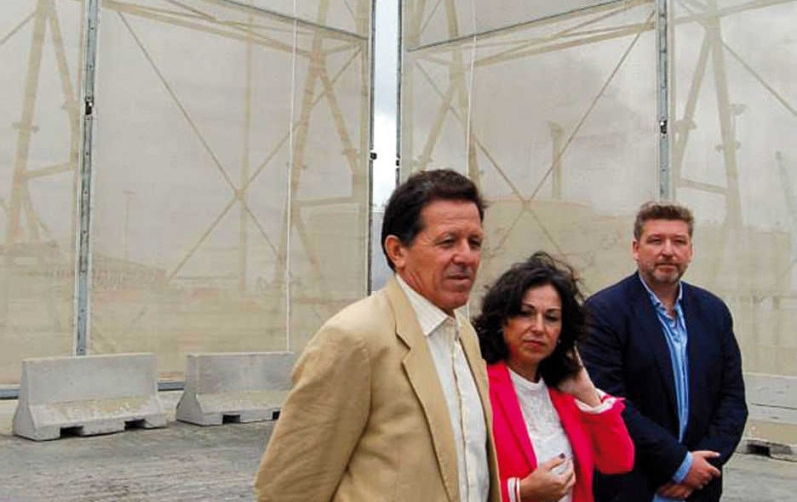 El Puerto de C&aacute;diz mejora su sistema de gesti&oacute;n ambiental con pantallas cortavientos en Cabezuela