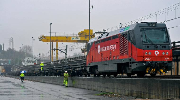 El operador ferroviario vasco Euskotren visibiliza la apuesta de Euskadi por el transporte ferroviario de mercancías.