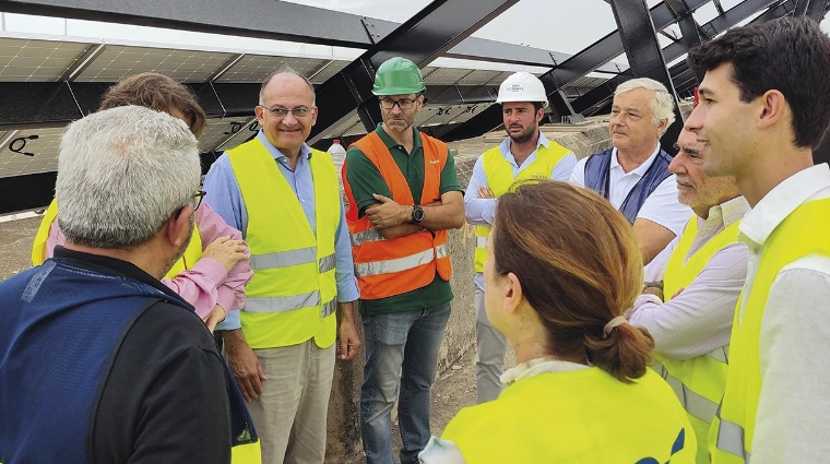 El parque fotovoltaico empezará a funcionar a final de año, a principios de mes de diciembre.