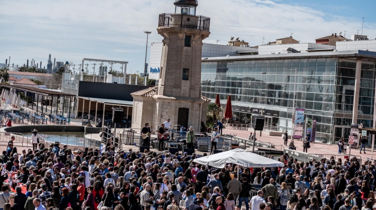 Uno de los conciertos celebrados en el marco de “Al Port”.