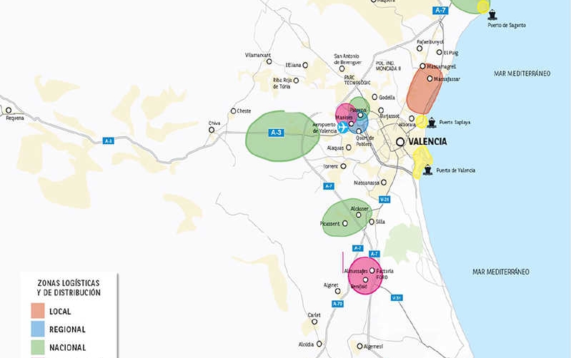 La capacidad log&iacute;stica en Valencia aumentar&aacute; en 99.457 m2 en 2019