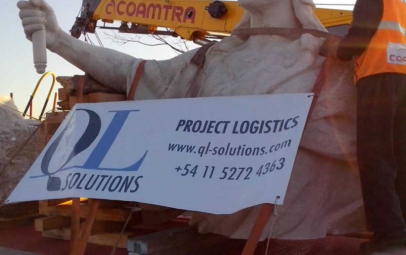QL Solutions gestiona el traslado del monumento a Col&oacute;n de Buenos Aires