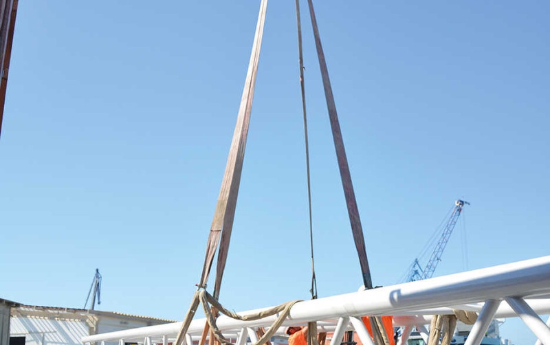 TMG recibe su nueva gr&uacute;a Liebherr LHM420 que estar&aacute; operativa el pr&oacute;ximo 15 de agosto