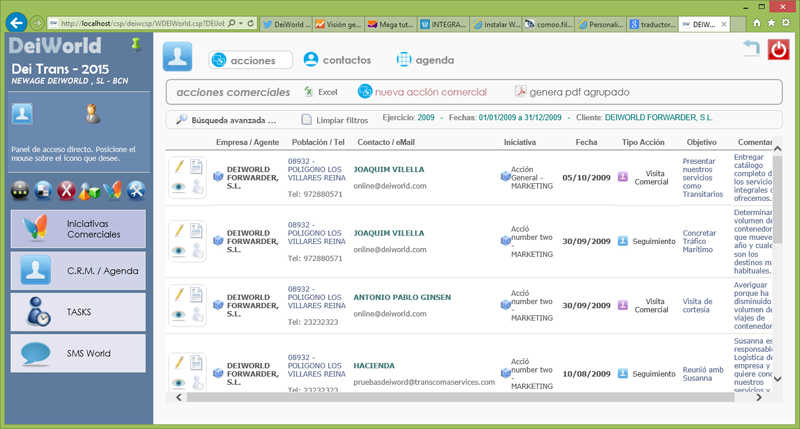 DeiWorld incorpora a sus m&oacute;dulos un avanzado CRM