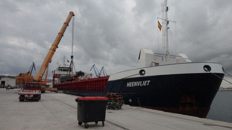 Noatum Terminal Castell&oacute;n recibe su nueva gr&uacute;a LHM 420