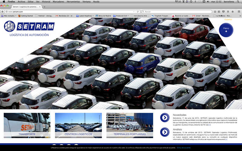 Setram estrena p&aacute;gina web
