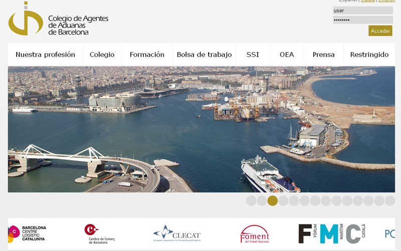 El Colegio de Agentes de Aduanas de Barcelona estrena web