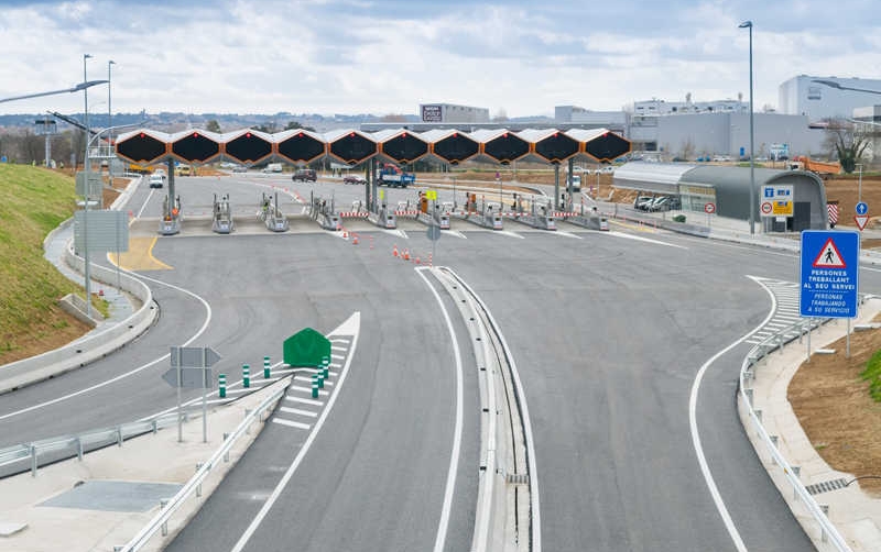 Abertis abre un nuevo enlace de la AP-7 en Girona