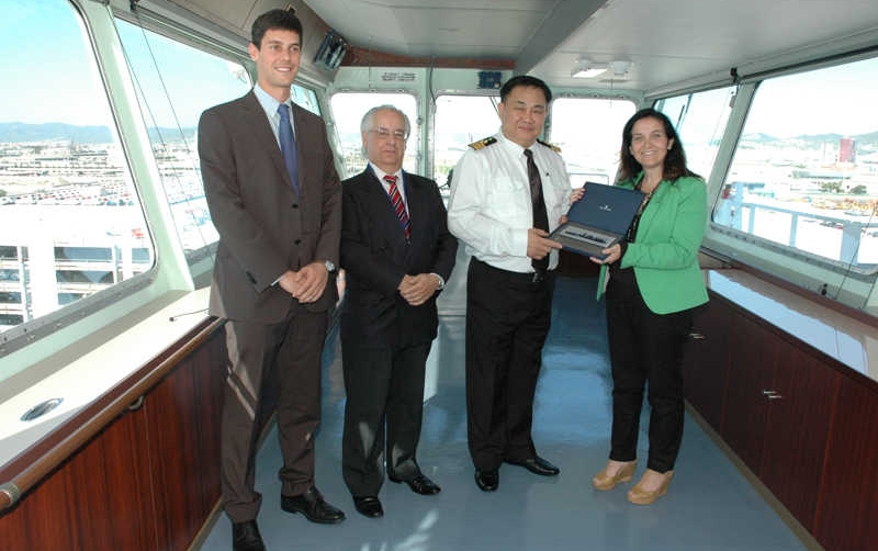 Estreno del "Dione Leader" en el Puerto de Barcelona