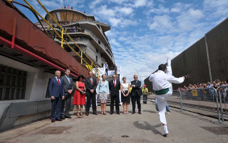 La Naval bota para la holandesa TESO un ferry propulsado con gas natural