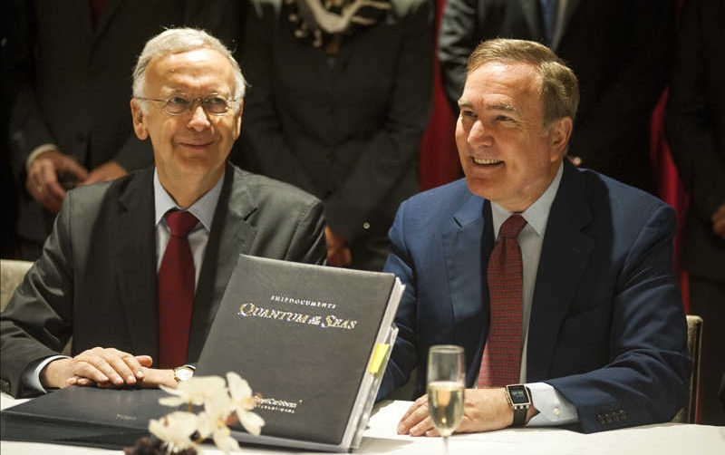 Royal Caribbean recibe su nuevo barco, el &quot;Quantum of the Seas&quot;