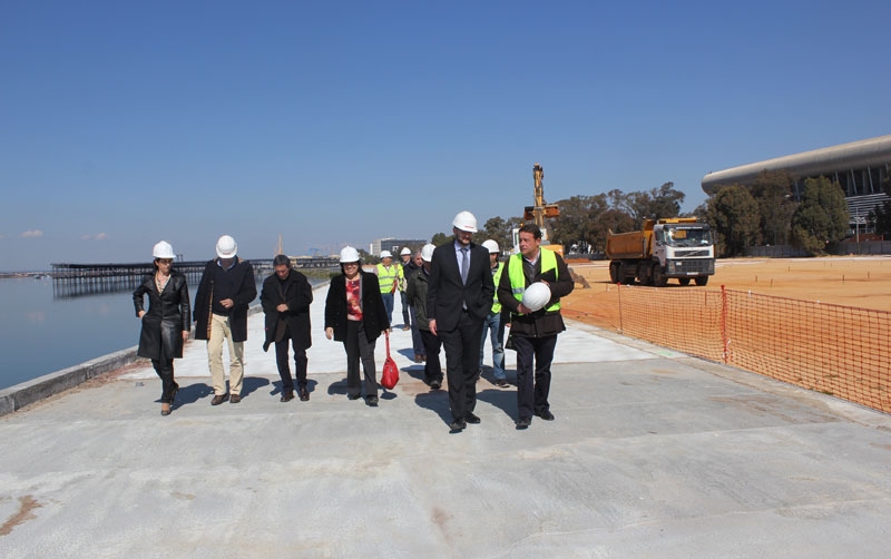 El Puerto de Huelva inicia las obras de la segunda fase del Paseo Fluvial en la R&iacute;a del Odiel