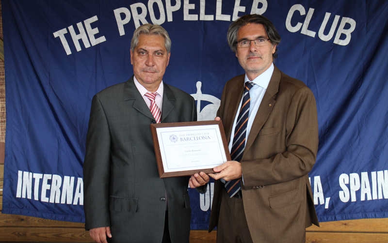 Carlos Benavente se estrena como socio del Propeller Club