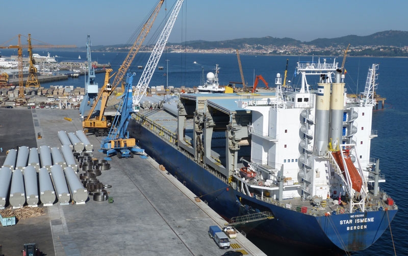 El Puerto de Vigo, en la senda del crecimiento con un aumento del tr&aacute;fico total del 5,23% hasta julio