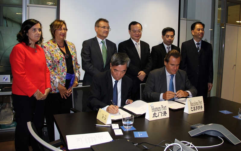 El Puerto de Barcelona promover&aacute; los intercambios con el puerto chino de Humen