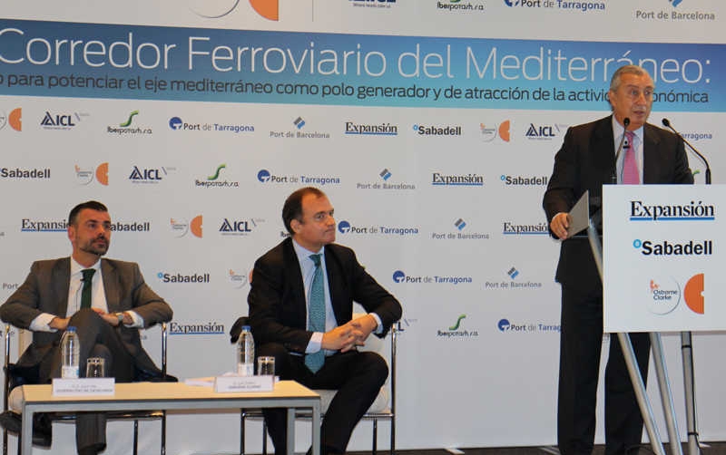 G&oacute;mez-Pomar: "El grueso del Corredor Mediterr&aacute;neo se acabar&aacute; este a&ntilde;o"