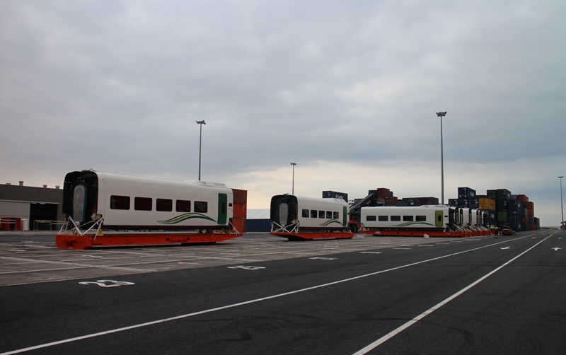 La naviera Ignazio Messina coordina el segundo cargamento de trenes Talgo para Arabia Saud&iacute;