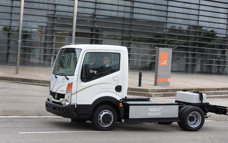 Idiada desarrolla un prototipo de cami&oacute;n el&eacute;ctrico basado en el Nissan Cabstar