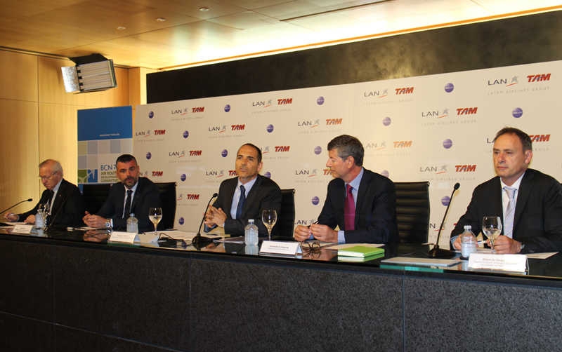 El estreno del vuelo Barcelona-Sao Paulo de TAM facilitar&aacute; el movimiento de carga con Sudam&eacute;rica