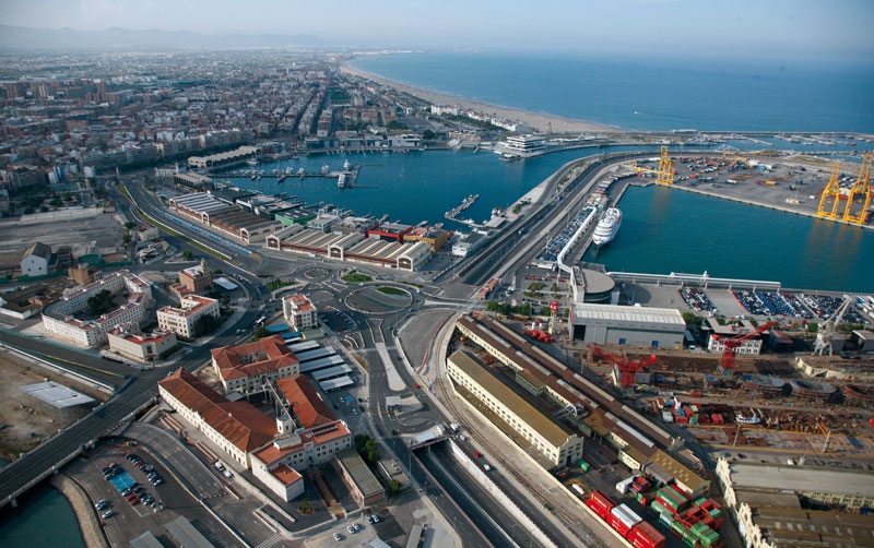 Cedidos al Ayuntamiento de Valencia los terrenos circundantes a la D&aacute;rsena Interior del puerto