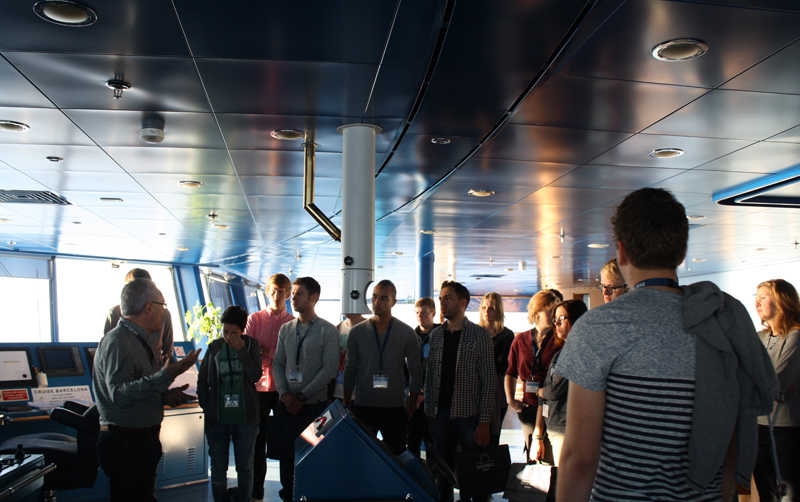 Estudiantes belgas descubren las autopistas del mar con 2E3S