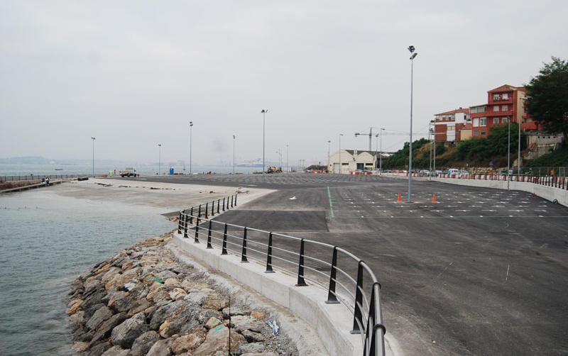 Las obras de la Explanada del Muelle de Gamazo del Puerto de Santander, finalizadas
