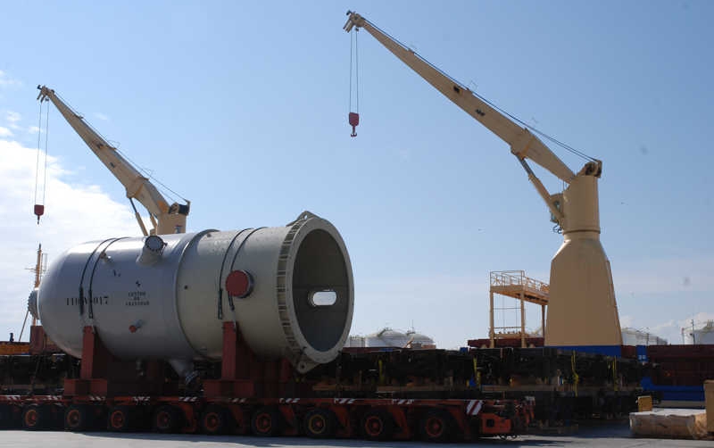 Carga especial en el Puerto de Tarragona