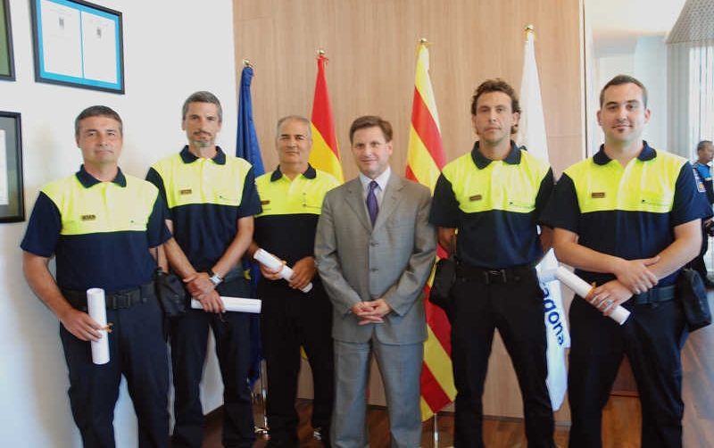 Reconocimiento a los guardamuelles de Tarragona